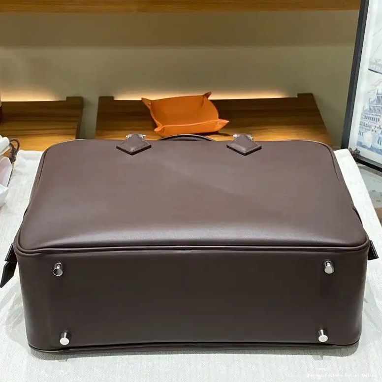 Cheap In Hermes Palladium Leather Swift Handbag Coffee Hardware Plume 0502